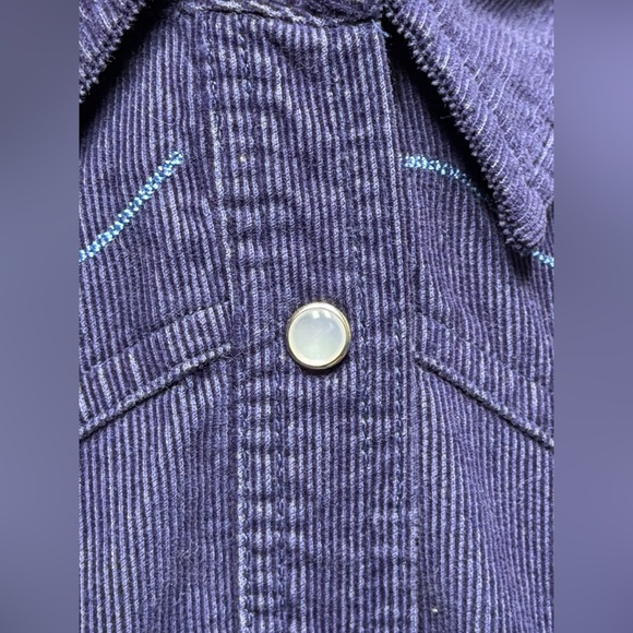 Vintage 90s Mickey Mouse Unlimited Corduroy Embroidered Western Shirt Cowgirl - Picture 13 of 15